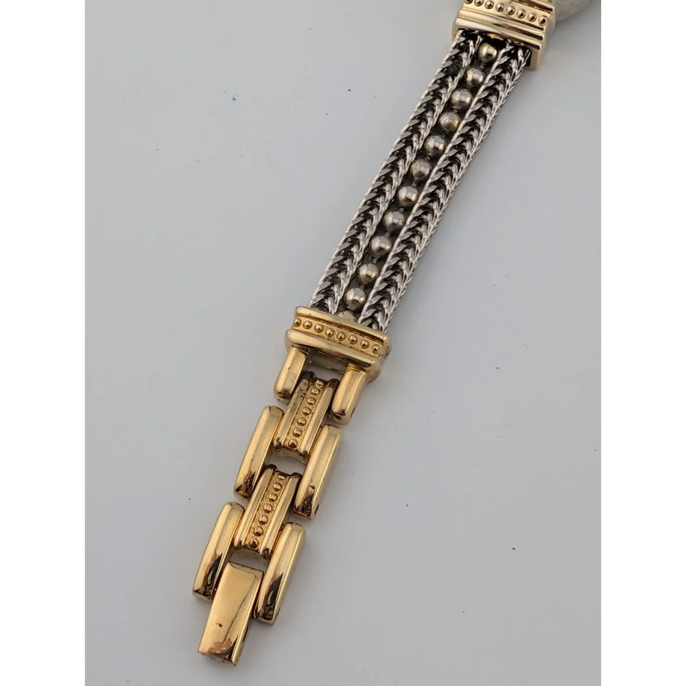 Vernier Watch Women 19mm Case Two Tone 7